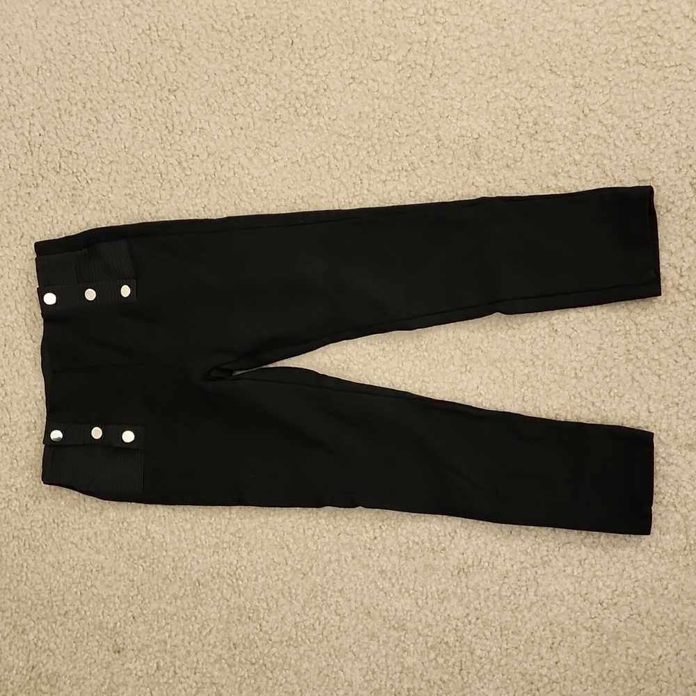 Zara Girls Collection Black Pants/Leggings, Size 7